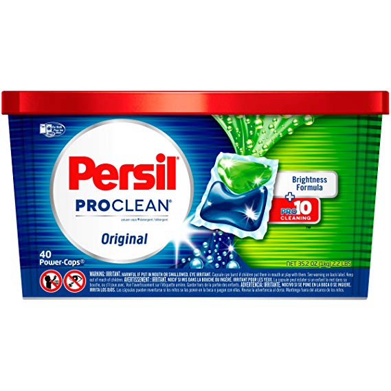 Persil Proclean Power-caps Laundry Detergent, Original, 40 Count