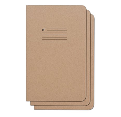 Northbooks Notebook / Journal (3 Pack), 96 College Ruled Pages, Acid Free Sheets, 5x8 | Made in USA