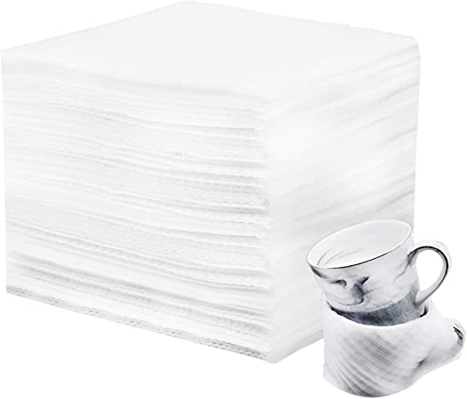 110 Count - 12 Inches x 12 Inches Cushion Foam Wrap Sheets Moving Supplies Packing Foam Packing Material for Dishes, Plates, Glasses, Cups, Furniture Legs or Edges, for all Purpose Protection, Storage