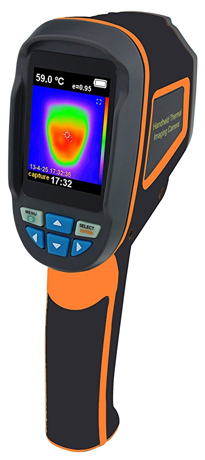 Perfect-Prime IR0002, Infrared (IR) Thermal Imager & Visible Light Camera with IR Resolution 3600 Pixels & Temperature Range from -20~300Â°C, 6Hz Refresh Rate
