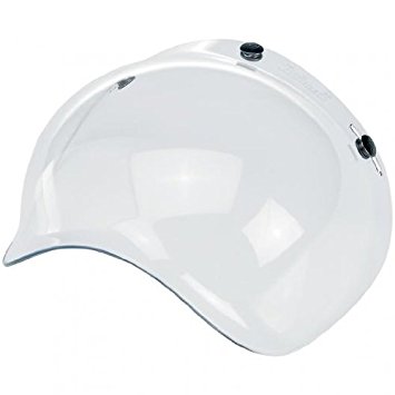 Biltwell Solid Bubble Shield (Clear, One Size)