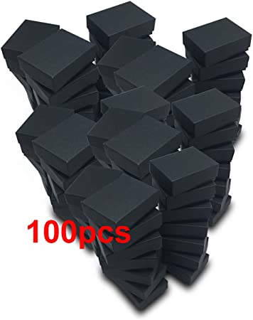 The Display Guys – Cardboard Jewelry Boxes with Cotton – 100 Pack – Matte Black – #10 (1 15/16" x 1 1/4" x 11/16")
