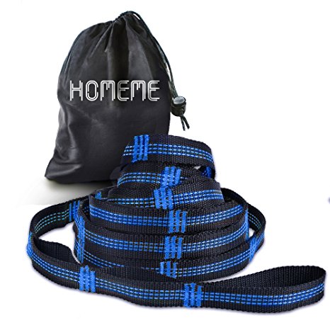 Hammock Straps, Homeme Hammock Tree Straps - 2000LBS Breaking Strength 20 Ft Long 36 Loops