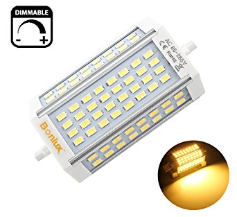 Bonlux 30W R7S LED Dimmable J118 LED Bulb 120V 118mm R7s Base Warm White 200w Halogen Bulb Double Ended J type Replacement
