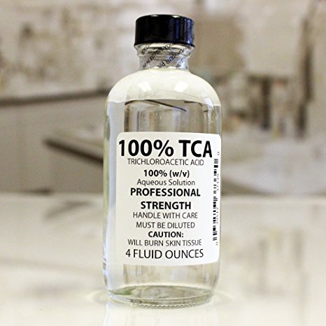 Trichloroacetic Acid Solution TCA 100% Concentrated Chemical Skin Peel (4 Ounce)