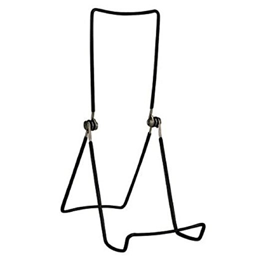 Gibson Holders Book and Painting Three Wire Display Stand, Set of 2, Black (6AC-B)