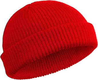 SATINIOR Trawler Beanie Watch Hat Roll-up Edge Skullcap Fisherman Beanie for Women Men