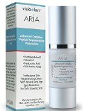 Visio Elan Anti Aging Peptide Rich Moisturizing Cream  Vitamin C  Hyaluronic Acid  Retinol - Wrinkle and Age Spot Reduction Moisturizer - Step 2 Aria Skincare
