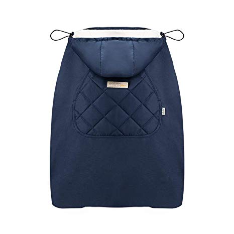 Bebamour Universal Hoodie All Season Carrier Cover for Baby Carrier (Dark Blue)