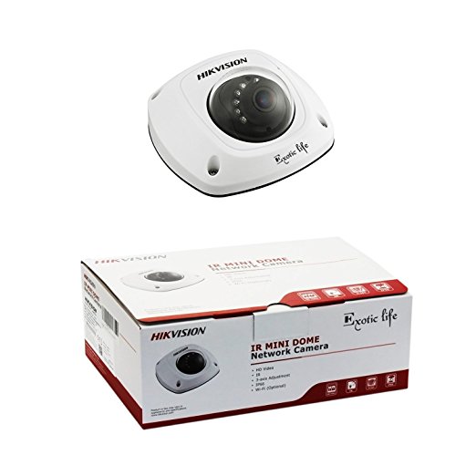Hikvision 3 Megapixel  IP66 Vandal Proof Weatherproof IR Mini Dome with Audio SDCard Slot and IP Security Camera Ds-2cd2532f-is