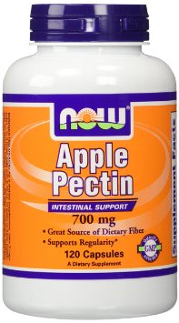 Now Foods Apple Pectin 700mg, Capsules, 120-Count