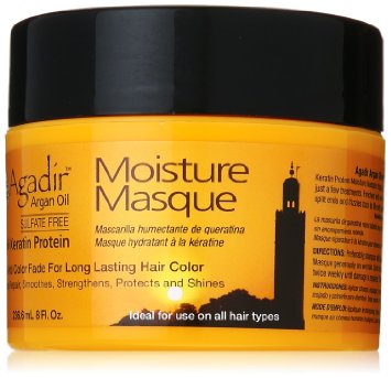 Agadir Argan Oil Moisture Masque for Unisex, 8 Ounce