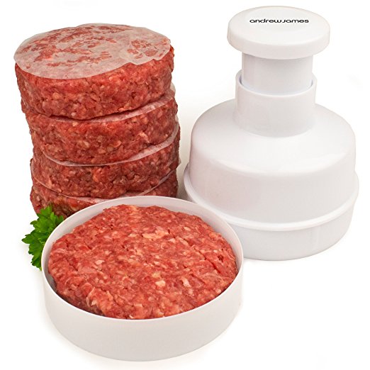 Andrew James Hamburger Maker / Beef Burger Press   100 Wax Discs