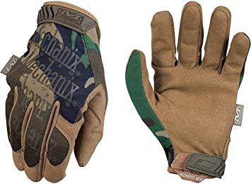 Mechanix Wear - Original Woodland Camo Tactical Gloves (X-Large, Camouflage)