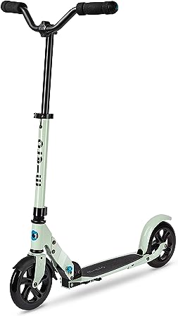 Micro Kickboard - Speed Deluxe Foldable Scooter, 180 mm 2-Wheeled, Adjustable Handlebars, Smooth, Quiet Ride, for Teens and Young Adults