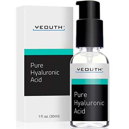 YEOUTH 100% Pure Hyaluronic Acid Serum for Face - All Natural Moisturizer Serum, 1 fl. oz.