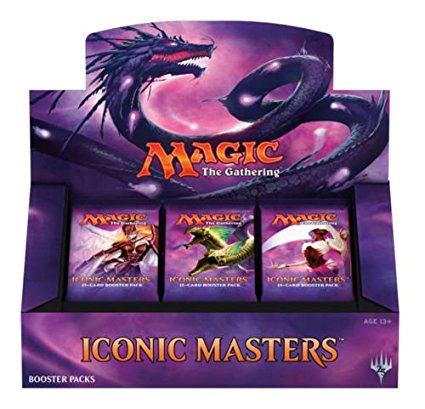 Magic the Gathering Iconic Masters Factory Sealed Booster Box MTG Card Game - 24 packs