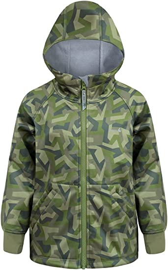 Therm Boys Rain Jacket, Ultra-Soft Kids Raincoat - Fleece Lined Coat