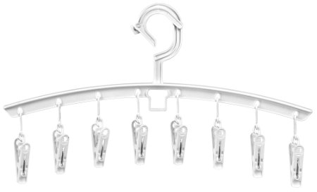 Whitmor 6027-533 Designer Plastic Clip and Drip Add-On Hangers, Set of 3