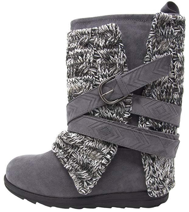 Muk Luks Women's Nikki Belt Wrapped Boot