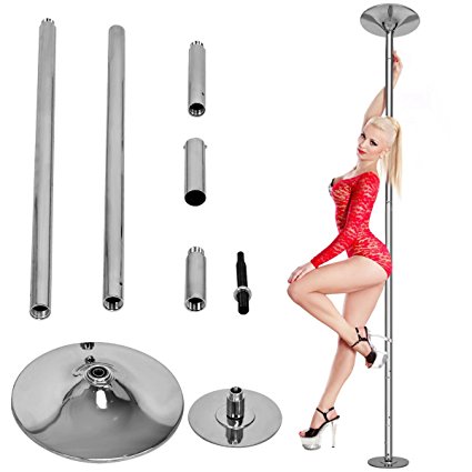 Tangkula Dance Pole Professional Portable Fitness Exercise Club Party Dancing Pole