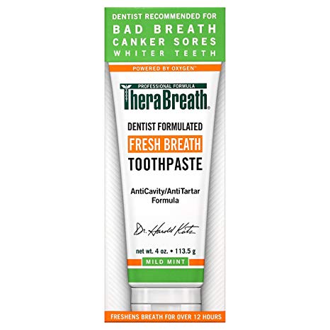 TheraBreath Fresh Breath Toothpaste 4 oz