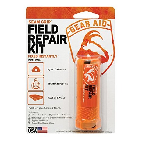 Gear Aid Seam Grip Field Repair Kit with Tenacious Tape Patches