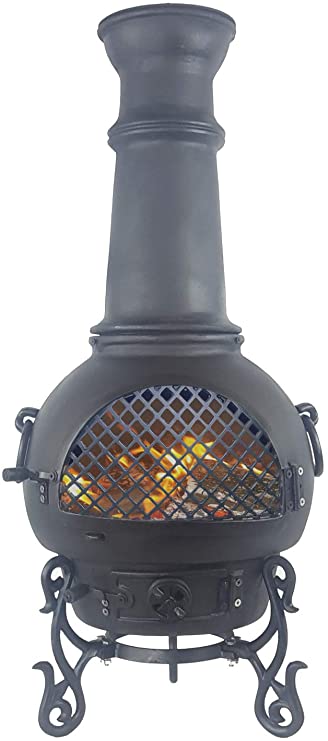 The Blue Rooster Gatsby Wood Burning Chiminea