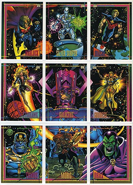 Marvel Universe Series 4 Complete 180 Card Trading Card Base Set (1993)