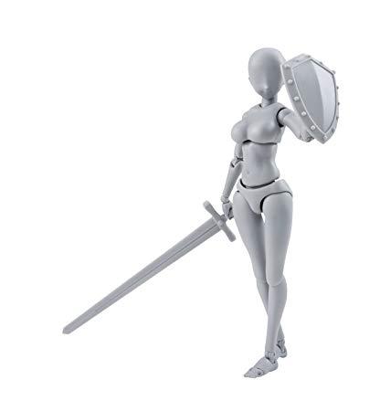 Bandai Tamashii Nations S.H. Figuarts Body-Chan Takarai Yabuki Kentaro Edition DX Set (Gray Color Ver.) Action Figure