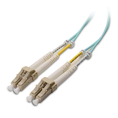 Cable Matters 10Gb 40Gb Multimode Duplex 50/125 OFNP Fiber Cable (OM3 Fiber Optic Cable/LC to LC Fiber Patch Cable) 15m - Available 1m - 50m