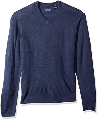 Dockers Men's Long Sleeve Merino Vneck Sweaters