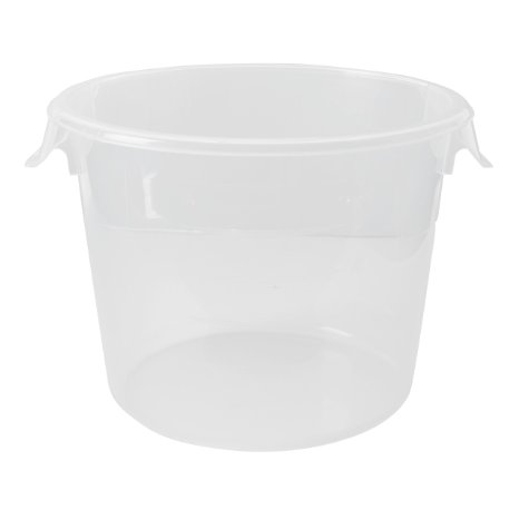 Rubbermaid Commercial Products FG572324CLR 6-Quart Round Storage Container