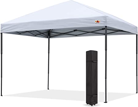 ABCCANOPY Outdoor Easy Pop up Canopy Tent 6x6 (White)