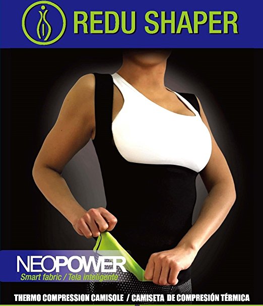 REDU SHAPER Womens Shirt Lose Weight for a Hot Shape Genuine Neoprene (Large)