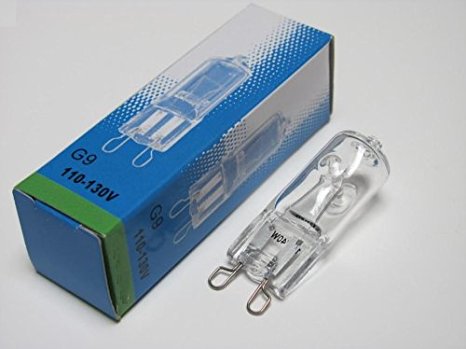 CBconcept® 10XG9120V50W Halogen Light Bulb Clear JCD G9 120Volt 50Watt - 10 Bulbs