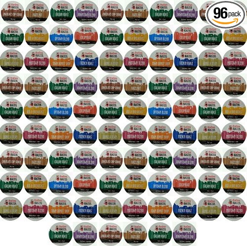 96 Pack Beantown Roasters Coffee Variety Pack for Keurig K-cup You Select the Size All Coffee quotNo Decafquot