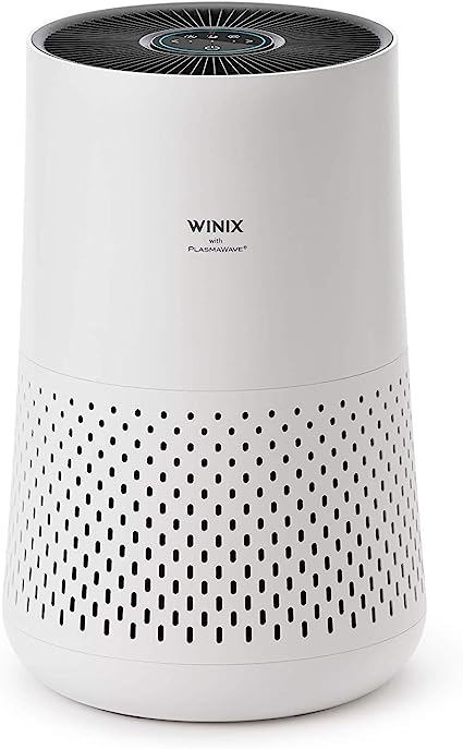 Winix Air Purifier A332 with True HEPA Filter, CADR 228 m³/h, (Up to 45m²) for Allergy Sufferers. PlasmaWave Technology. Reduce 99.97% Hay Fever, Pollen and Odours, White (AAPU500-JLB)