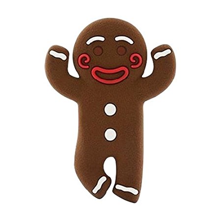 TOOGOO(R) Gingerbread Man Earphone Cable Wire Headphone Winder Cord Smart Wrap Organizer