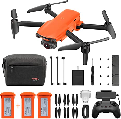 Autel Robotics - EVO Nano  Premium Bundle, 249g Ultralight Foldable Professional Plus Drone with 4K RYYB Camera, 50 MP Photos, 3-Way Obstacle Avoidance, Dual Autofocus, HDR Video, 10km HD Transmission (orange)