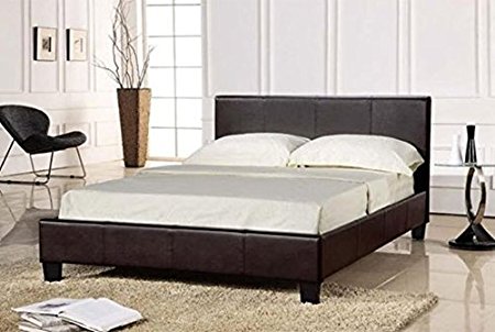 4ft6 Prado Bed Frame in Black Frame Only