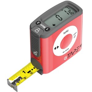 eTape16 ET1675-I-RP Digital Tape Measure Red 16 Length Inches only