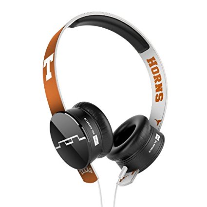 SOL REPUBLIC 1211-UTA Collegiate Series Tracks On-Ear Headphones with Three Button Remote and Microphone - UT Austin