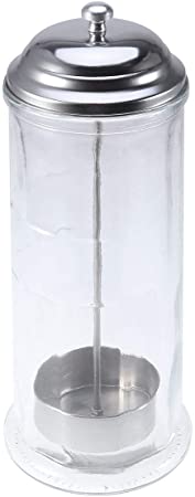 Hemoton Straw Dispenser Holder - Drinking Straw Holder Glass Straw Holder for Kitchen Milk Tea Shop Coffee Shop,Pop Up Straw Lid Dispenser for Extra Long Straw