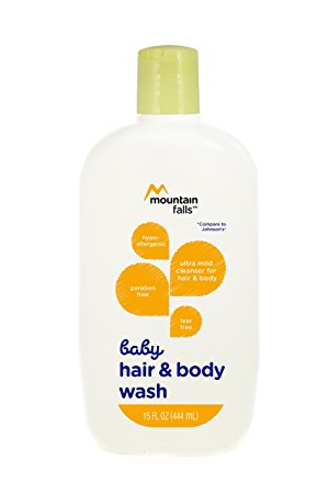 Mountain Falls Baby Hair and Body Wash, 15 Fluid Ounce