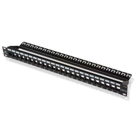 Cable Matters Rack or Wall Mount 24-Port Keystone Patch Panel