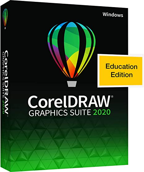 CorelDRAW Graphics Suite 2020 | Graphic Design, Photo, and Vector Illustration Software | Education Edition [PC Disc] [Old Version]