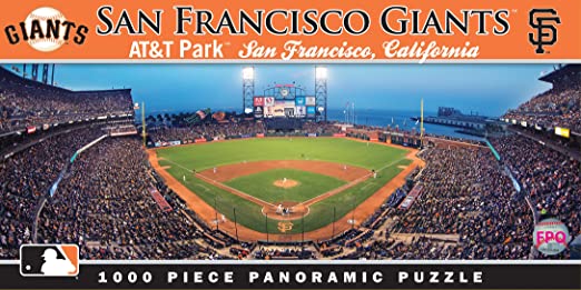 MasterPieces MLB San Francisco Giants Stadium Panoramic Jigsaw Puzzle, AT&T Park, 1000 Pieces