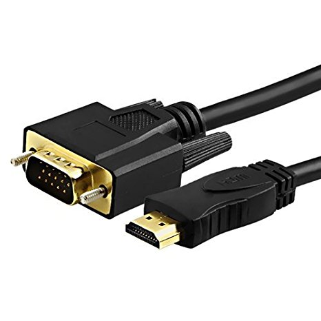 eForCity TOTHHDMVGA6F VGA to HDMI M/M Cable, 6-Feet, Black