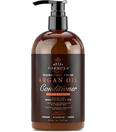 Royal Formula - Argan Oil Hair Conditioner [Sulfate & Paraben Free] Treatment for Dry, Damaged & Color Treated Hair – Safe for Keratin Treatments - For All Hair Types (Conditioner)